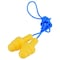 3M UltraFit Reusable Corded Earplugs, Flanged Shape, 25 dB NRR, Push-In, Med, Yellow/Blue, 1 Pair 340-4004 - alternate 1