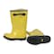 Zoro Select Overboots, Plain Toe, Rubber, 17 in H, Pull On, Cleated Sole, Yellow, 8 (Formerly Talon Trax), PR 4T269 - alternate 1