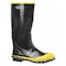 Zoro Select Men's 16" Height, Tall Rubber Boots, Steel Toe, Black, 8, PR 4T280 - alternate 2