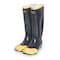 Zoro Select Men's 16" Height, Tall Rubber Boots, Steel Toe, Black, 8, PR 4T280 - alternate 1
