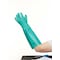 Ansell AlphaTec(R) Solvex 37-185 Chemical Resistant Gloves, Nitrile, 18 in L, 22 mil, Green, 11, 1 PR 37-185 - alternate 9