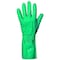 North Chemical Resistant Gloves, Nitrile, 13 in L, 15 mil, Green, 8, 1 PR LA132G/8 - alternate 4