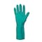 North Chemical Resistant Gloves, Nitrile, 13 in L, 15 mil, Green, 8, 1 PR LA132G/8 - alternate 3