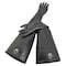 Honeywell North Seamless Dry Box Gloves, Butyl, 32" L, 15 mil, Black, 1 PR 8B1532/9Q - alternate 1