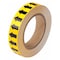 Brady Arrow Tape, Black/Yellow, 1 In. W 91424 - alternate 1