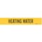 Brady Pipe Markr, Heating Water, 2-1/2to7-7/8 In 7128-1 - alternate 1