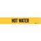 Brady Pipe Marker, Hot Water, Y, 2-1/2 to7-7/8 In, 7146-1 7146-1 - alternate 1