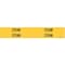 Brady Pipe Marker, Steam, Yellow, 3/4 to 2-3/8 In 7270-4 - alternate 1