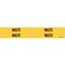 Brady Pipe Marker, Waste, Yellow, 3/4 to 2-3/8 In 7298-4 - alternate 1