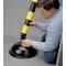 Zoro Select Barrier Post, Polyethylene, 41 in Height, Black/Yellow 6 PK 92123 - alternate 2