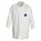 Dupont Disposable Lab Coat, 4XL, Tyvek(R) 400, Snaps, Open Cuff, Serged Seam, 30 PK TY212SWH4X0030VP - alternate 1