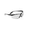 Uvex Genesis S, Safety Glasses, Anti-Fog & Anti-Scratch, Clear Lens, Black/Gray Frame, Half-Frame S3700X - alternate 1