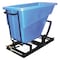 Zoro Select Self Dumping Hopper, 750 lb., Poly, Blue SD 5/8 BLUE - alternate 1