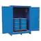 Denios Hazmat Safety Locker, 99" W, 70" D, 100" H, Blue P19-1250 - alternate 3