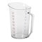 Cambro 4 qt. Polycarbonate Polycarbonate Measuring Cup, Clear EA400MCCW135 - alternate 1