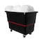 Rubbermaid Commercial Utility Truck, 1 cu. yd., 1200lb Cap, Black FG472700BLA - alternate 7