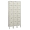 Hallowell Box Locker, 36 in W, 12 in D, 78 in H, (3) Wide, (6) Tier, Tan U3228-6G-PT - alternate 1