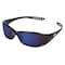Kleenguard V40 HellRaiser, Safety Glasses, Anti-Scratch, Blue Lens, Black Frame, Full-Frame 20543 - alternate 1