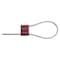 Tydenbrooks ISO 17712:2013 HS Cable Seal, 12" x 3/16", Laser Marked, Red, PK200 1061007 - alternate 1