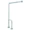 Zoro Select Wall Mounted, Left Grab Bar Floor-to-Wall, 30" L, Stainless Steel, Satin 4WMH1 - alternate 2