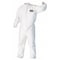 Kleenguard Collared Disp. Coveralls, White, L, PK25 46103 - alternate 1