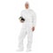 Kleenguard Hooded Disp. Coveralls, White, M, PK24 49122 - alternate 1
