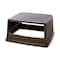 Rubbermaid Commercial Glutton(R) 56 gal Trash Can Top, Canopy Brown, Resin, 2 Openings 23 in W/Dia FG256V00BRN - alternate 3