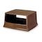 Rubbermaid Commercial Glutton(R) 56 gal Trash Can Top, Canopy Brown, Resin, 2 Openings 23 in W/Dia FG256V00BRN - alternate 1