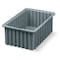 Akro-Mils Industrial Grade Polymer, Divider Box, Gray, 16 1/2 in L, 6 in H 33166GREY - alternate 1
