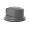 Rubbermaid Commercial BRUTE(R) 55 gal Trash Can Lid, Dome with Push Door Gray, Resin, 1 Openings 27 1/4 in W/Dia FG265788GRAY - alternate 5