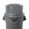 Rubbermaid Commercial BRUTE(R) 55 gal Trash Can Lid, Dome with Push Door Gray, Resin, 1 Openings 27 1/4 in W/Dia FG265788GRAY - alternate 6