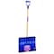 Zoro Select Snow Shovel, 18 in W x Steel Blade, 37 in L Wood Handle 1640700 - alternate 2