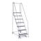Cotterman 100 in H Steel Rolling Ladder, 7 Steps, 450 lb Load Capacity 1007R2630A3E10B4C1P6 - alternate 1