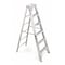 Werner 10 ft Aluminum Stepladder, 375 lb Capacity 410 - alternate 1