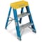Werner Step Stand, 2 Steps, 250 lb Load Capacity, 24 in Overall Height, Fiberglass, Blue/Silver/Yellow 6002 - alternate 3