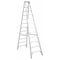 Werner 12 ft Aluminum Stepladder, 375 lb Capacity 412 - alternate 1