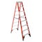 Werner 8 ft Fiberglass Stepladder, 375 lb Capacity 7408 - alternate 1