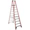 Werner 12 ft Fiberglass Platform Stepladder, 300 lb Capacity P7410 - alternate 1
