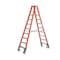 Werner 10 ft Fiberglass Platform Stepladder, 300 lb Capacity P6208 - alternate 2