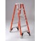 Werner 6 ft Fiberglass Twin Stepladder, 375 lb Capacity T7406 - alternate 5