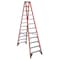 Werner 12 ft Fiberglass Twin Stepladder, 375 lb Capacity T7412 - alternate 1