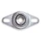 Dayton 2 Mount Holes, Rhombus, Flange Mount Bearing, Radial Ball, 1/2 in Dia, Steel, Set Screw Locking 4X727 - alternate 1