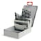 Cle-Line 21PC 118 Degree General Purpose Jobber Lngth Drill Set Cle-Line 1899 Steam Oxide HSS RHS/RHC 1/16-3/8x1/64 C21114 - alternate 2