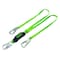 Miller BackBiter Shock Absorbing Lanyard, 6 ft. Length, Snap Hook, Steel, 2 Leg(s), 310 lb. Weight Capacity 8798B/6FTGN - alternate 1