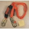 Miller BackBiter Shock Absorbing Lanyard, 6 ft. Length, Snap Hook, Steel, 1 Leg(s), 310 lb. Weight Capacity 913B/6FTGN - alternate 2