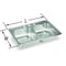 Elkay Drop-In Sink, Drop-In Mount, 3 Hole, 13-1/2" x 16", Lustrous Highlighted Satin LR33223 - alternate 2