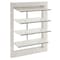 Dayton 16 in 19"H-W 6"L Aluminum Gable Shutter Damper, 17 in x 17 in, Aluminum 4YN20 - alternate 4