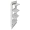 Dayton 16 in 19"H-W 6"L Aluminum Gable Shutter Damper, 17 in x 17 in, Aluminum 4YN20 - alternate 5