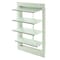 Dayton 16 in 19"H-W 6"L Aluminum Gable Shutter Damper, 17 in x 17 in, Aluminum 4YN20 - alternate 1