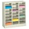 Tennsco Literature Sorter 21 Compartments, 30-5/8"W x 11-1/2"D 4075PY - alternate 1